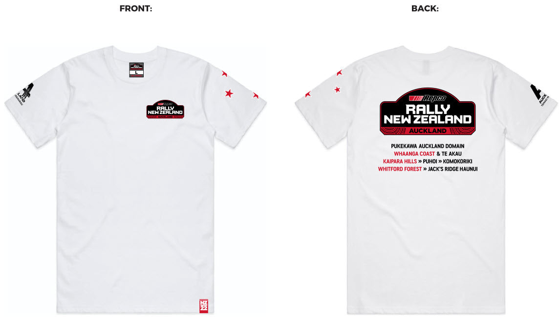 Repco Rally of New Zealand Signature Tee - 50% OFF APPLIED AT CHECKOUT, WHILE STOCK LASTS